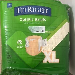 FitRight Adult Diapers, Extra+ Heavy Absorbency, XL